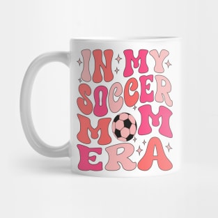 In My Soccer Mom Era Groovy Soccer mom life Mug